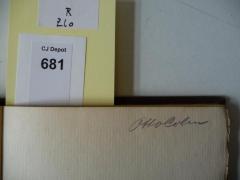 - (Cohn, Otto), Von Hand: Autogramm; 'Otto Cohn'. 