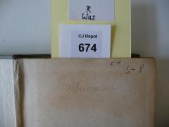 - (Bachmann, [?]), Von Hand: Autogramm; 'Bachmann'. 