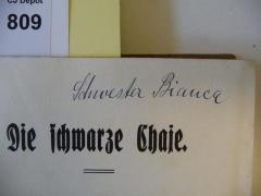 - ([?], Bianca), Von Hand: Autogramm; 'Schwester Bianca'. 