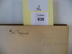 - (Pagener, Toni), Von Hand: Autogramm; 'Toni Pagener'. 
