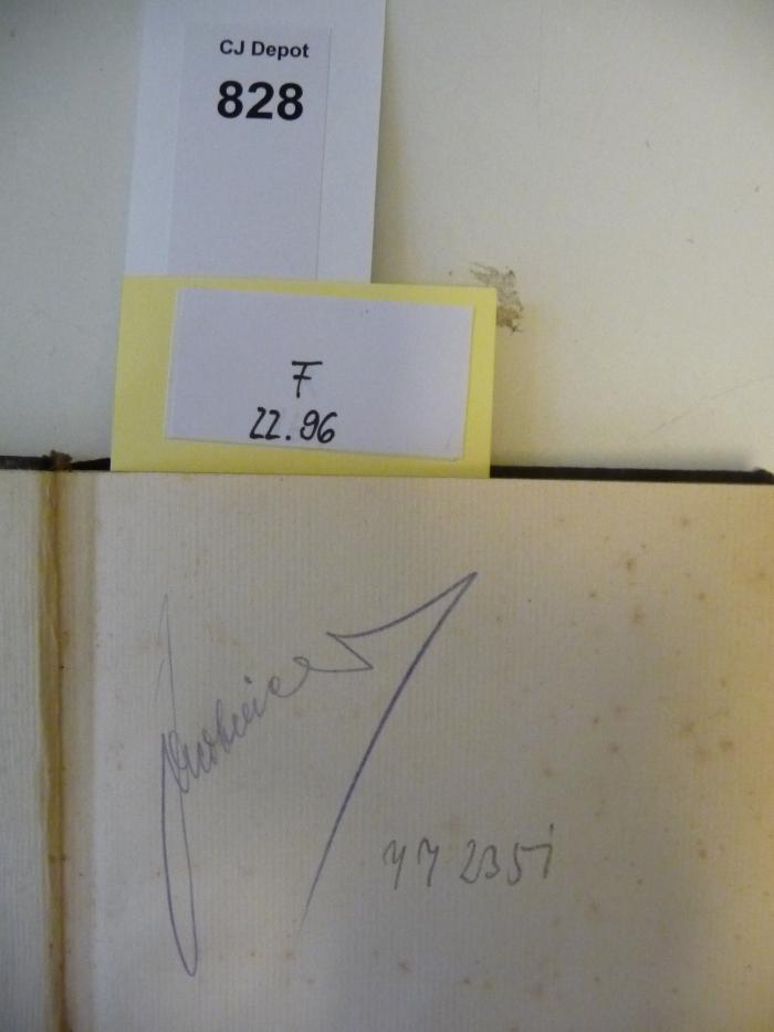 - (Leisner, Jacob), Von Hand: Nummer; '772351'. 