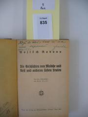 R Rak: Die Geschichten von Modche und Resi und anderen lieben Leuten. (1922)