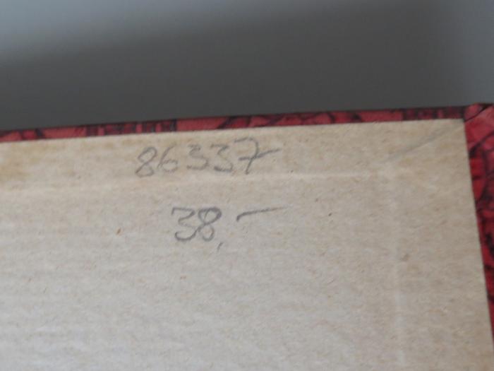  Der Konnetabel (1927);- (unbekannt), Von Hand: Exemplarnummer, Preis, Buchhändler; '86337
38.-'. 