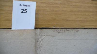- (Jeiteles, David), Von Hand: Autogramm; 'Jeiteles David Prag'. 