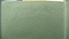 - (Gerechter, Walter), Von Hand: Autogramm; 'Walter Gerechter'. 