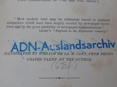 Az 530: Facts and Fakes About Cuba : a Review of the Various Stories Circulated in The United States Concerning the Present Insurrection ([1897]);G45II / 527 (Allgemeiner Deutscher Nachrichtendienst (ADN)), Stempel: Name; 'ADN-Auslandsarchiv'. 