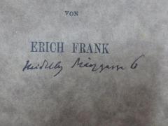 G46II / 710 (Frank, Erich), Stempel: Name; 'von Erich Frank'. 