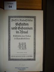 F1 21: Gestalten und Gedanken in Israel : Geschichte eines Volkes in Charakterbildern (1932)