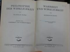 Hn 194 1, 2. Ex. u. 2, 2. Ex.: Philosophie der Wirklichkeit : 1. und 2. Teil  (1926-1934)