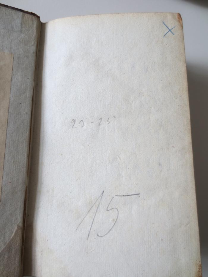  Doolin von Maynz : ein Rittergedicht in zehn Gesängen (1797);- (unbekannt), Von Hand: Nummer; '23 - 25'. 