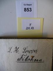 - (Loesser, L. H.), Von Hand: Autogramm; 'L. H. Loesser
Filehne
'. 