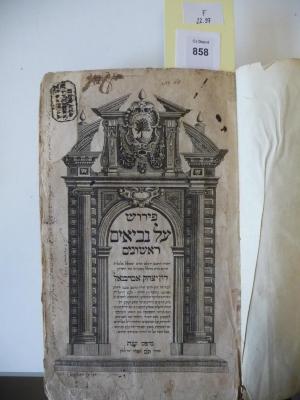 F 22 97: Perush al nevi'im rishonim (1886)