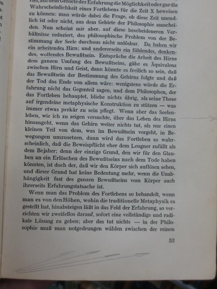 Hr 5 2. Ex.: Die seelische Energie : Aufsätze und Vorträge (1928);G46II / 726 (unbekannt), Von Hand: Annotation. 