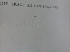 G46II / 75 (R[?]ch, Fritz), Von Hand: Name, Datum; 'R[?]ch, Fritz
13./5.'. 