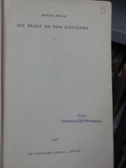 Hn 260: Die Frage an den Einzelnen (1936)