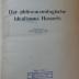 Hn 275: Der phänomenologische Idealismus Husserls (1928)