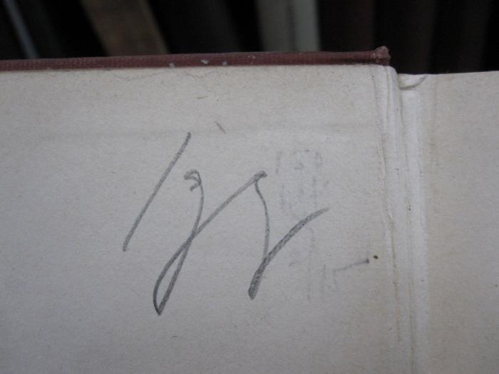 Ff 286: Twenty Years at Hull-House : with Autobiographical Notes (1914);G48 / 2307 (unbekannt), Von Hand: Notiz; '/ [..]'. 