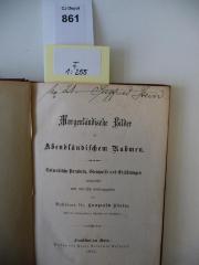 F 1 255: Morgenländische Bilder in Abendländischem Rahmen : Talmudische Parabeln, Gleichnisse und Erzählung ausgewählte und metrisch wiedergegeben (1885)