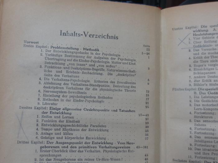 Hs 8 (neu gebunden): Die Grundlagen der psychologischen Entwicklung : eine Einführung in die Kinderpsychologie (1921);G46II / 195 (unbekannt), Von Hand: Annotation. 