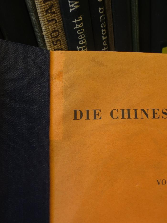 Ms 244 x: Die chinesiche Reichspost (1940);G46II / 330 (unbekannt), Klebespuren: -. 