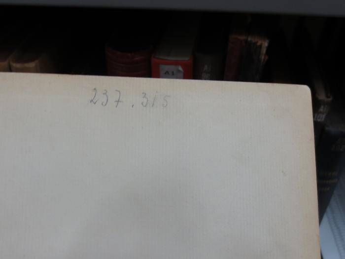 Ai 120 2, 3. Ex.: Geschichte der deutschen Revolution von 1848-49. 2. Bd. ([1931]);G45II / 2871 (unbekannt), Von Hand: Nummer; '237.315'. 