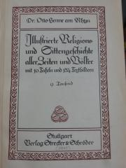 Ah 302: Illustrierte Religions- und Sittengeschichte aller Zeiten und Völker (1911)