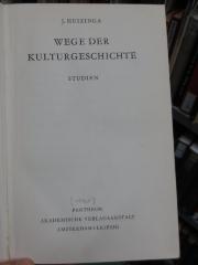 Ah 40 1941, 2. Ex.: Wege der Kulturgeschichte : Studien (1941)