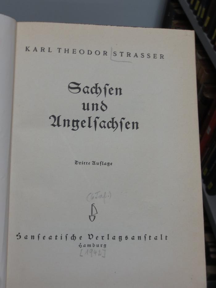 Ai 169 c: Sachsen und Angelsachsen (1941)