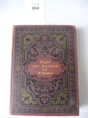  Das Buch der Legenden und Sagen jüdischer Vorzeit. Nach den Quellen bearbeitet nebst Anmerkungen und Eräuterungen von Abraham M[oses] Tendlau. Dritte vermehrte Auflage. (1873)