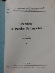 Ak 488: Der Mond im deutschen Volksglauben (1929)