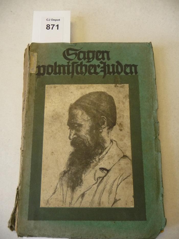 Sagen polnischer Juden. Ausgewählt und übertragen von Alexander Eliasberg.  (1916)