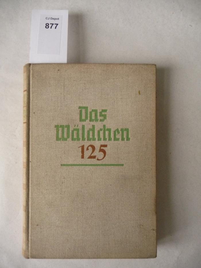  Das Wäldchen 125. Eine Chronik aus den Grabenkämpfen 1918. (1935)