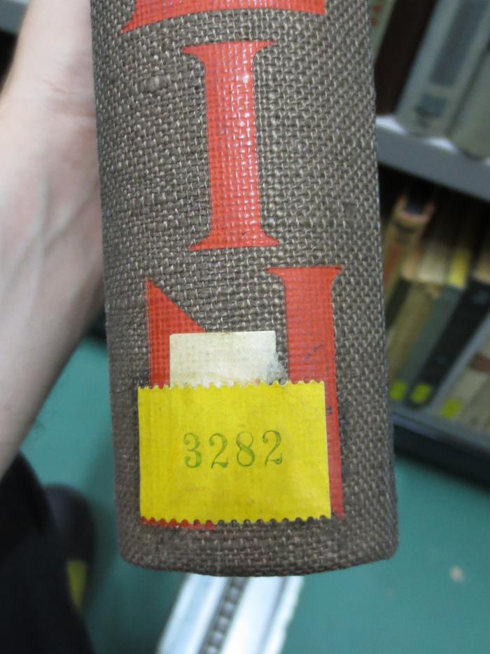 Aw 520 Sperraum: Stalin : en het bolsjewisme (1940);G45II / 2509 (unbekannt), Etikett: Exemplarnummer, Nummer; '3282'. 
