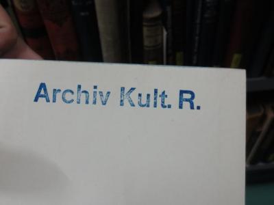 Az 533: Later Annals of Natal (1938);G45II / 1465 (Deutsches Reich. Auswärtiges Amt), Stempel: Name; 'Archiv Kult. R.'. 