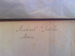 - (Duckes, Michael ), Von Hand: Autogramm; 'Michael Duckes
Altona'. 