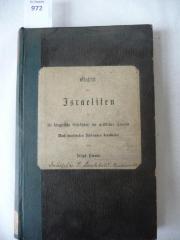  Eintritt der Israeliten in die bürgerliche Gesellschaft der christlichen Staaten. (1888)