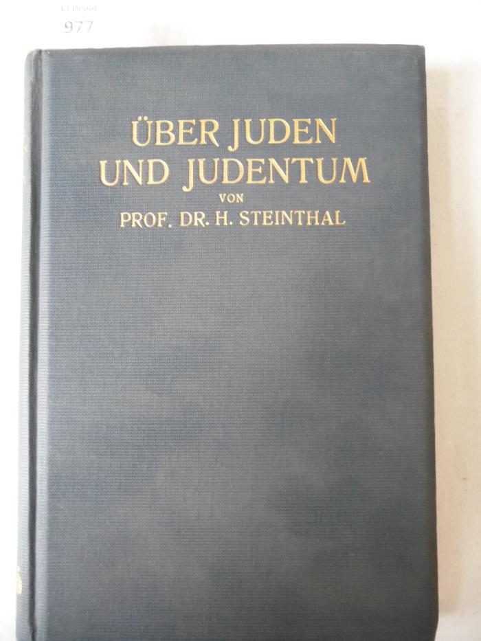  Über Juden und Judentum. (1910)