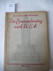  Die Einwanderung nach U.S.A. (1940)