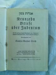 Asch2083 : אגרות צפון = Neunzehn Briefe über Judentum : als Voranfrage wegen Herausgabe von "Versuchen" desselben Verfassers über "Israel und seine Pflichten"

 (1919)