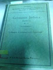 Asch2794 : Germania Judaica : M-Z : Von den ältesten Zeiten bis 1238
 (1934)