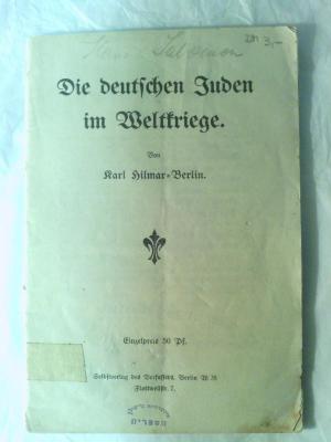 Asch2962 : Die deutschen Juden im Weltkriege. ([1918])