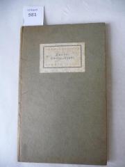  Aus der Schützenstraße. Kindheitserinnerungen. (1923)