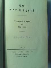 Asch3778 : Von der Urzeit : Jüdische Sagen und Mythen (1919)