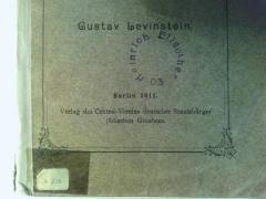 - (Ellguther, Heinrich), Stempel: Name, Nummer; 'Heinrich Ellguther 03'. 