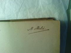 - (Italie, N.), Von Hand: Autogramm; 'N. Italie.'. 