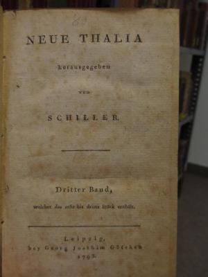 Ch 562 1793 1-3: Neue Thalia (1795)