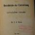 Asch4275 : Einblicke in die Geschichte der Entstehung der talmudischen Literatur.
 (1884)