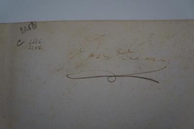 Asch4278 : Vier apokryptische Bücher aus der Zeit und Schule R. Akiba's (1885);- (Levy, F. Zvi), Von Hand: Autogramm; 'F. Zvi Levy'. 