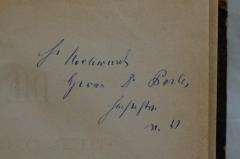 - (Perles, Joseph;unbekannt), Von Hand: Name, Widmung; 'S[eine]r Hochwurd..
Herrn Dr Perles
[...]ste. [...]'. 