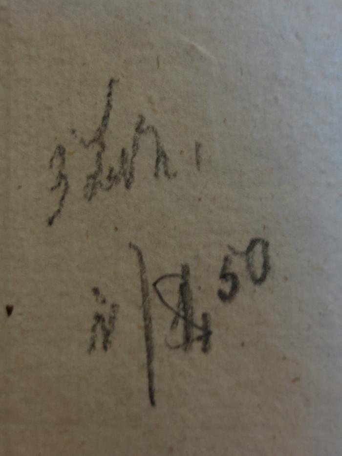 Cl  147 1: Parabeln : von Dr. Friedrich Adolph Krummacher : Erstes Bändchen (1820);- (unbekannt), Von Hand: Preis, Notiz; '3 Bde.
[...]/1,50'. 